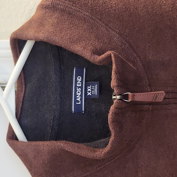 Lands End Quarter Zip Sweater - Picture 2 of 4